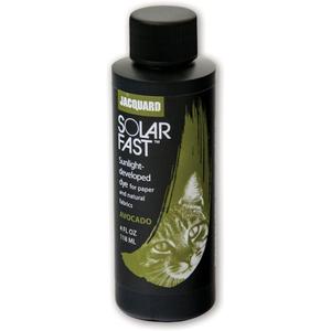 Jacquard SolarFast Dye - 8oz - Avocado - Create Remarkably Detailed Photographs, Photograms, and Shadow-Prints on Paper or Fabric - Made in USA