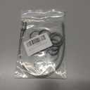 BiyrlyStainless Steel Keyrings,Round Key Rings for Flat Keychains For Home Car Office Keys Attachment (20pack Silver1.5-25mm)