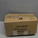 Retrospec Dream Mummy Sleeping Bag - 5, 15, & 30F Cold Weather Camping & Travel Essential Gear with Water - Resistant Shell & Synthetic Fill - Zippered Pocket & Stuff Sack (Clay)