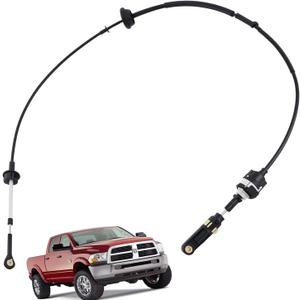MUCO New Automatic Transmission Shifter Cable 68261253AC 68039341AE fit for Ram 2500 2012-2018; Ram 3500 2011-2023; Ram 4500 2011-2015; Ram 5500 2011-2015