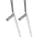 Medline Aluminum Forearm Crutches, Youth, Pack of 2