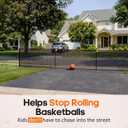 Driveway Net for Kids Safety Driveway Safety Net Barrier, Stops Basketballs from Rolling into the Street, 28 FT