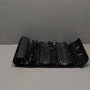 Jula Vance Large Capacity Hanging Eco Polyester Travel Toiletry Bag Makeup Cosmetic Bag 4-in-1 Roll-Up Make Up Storage Organizer With 4 detachable Removable Zipper Clear TPU Pouches & Hook