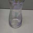 8 inch Iridescent Glass Flower Vases for Centerpiece Table Home Indoor Desk Decor,Ins Modern Boho Style Vase for Wedding Housewarming Gift