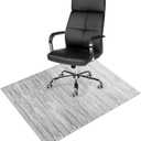 Anidaroel Ombre Office Chair Mat for Hardwood Floor, 36"x48" Under Desk Rug for Rolling Chair, Computer Desk Chair Mat, Anti-Slip Backing Large Floor Protector Rug for Home Office, Grey (Gray-1)