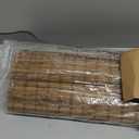 LazBlinds Cordless Bamboo Roman Shades, Privacy Blinds for Interior Windows, Room Darkening Roll Up Bamboo Blinds for Home & Patio, 32.5" W x 64" H, Highfield Teak