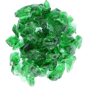 AZ Patio Firepit Recycled Glass, 20 lb, Green