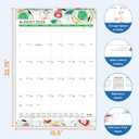 SUNEE 2026-2027 Large Wall Calendar - 21 Months Jul. 2026 - Mar. 2028, 22.75"x15.5" Big Grid Hanging for Organizing & Planning, Seasonal