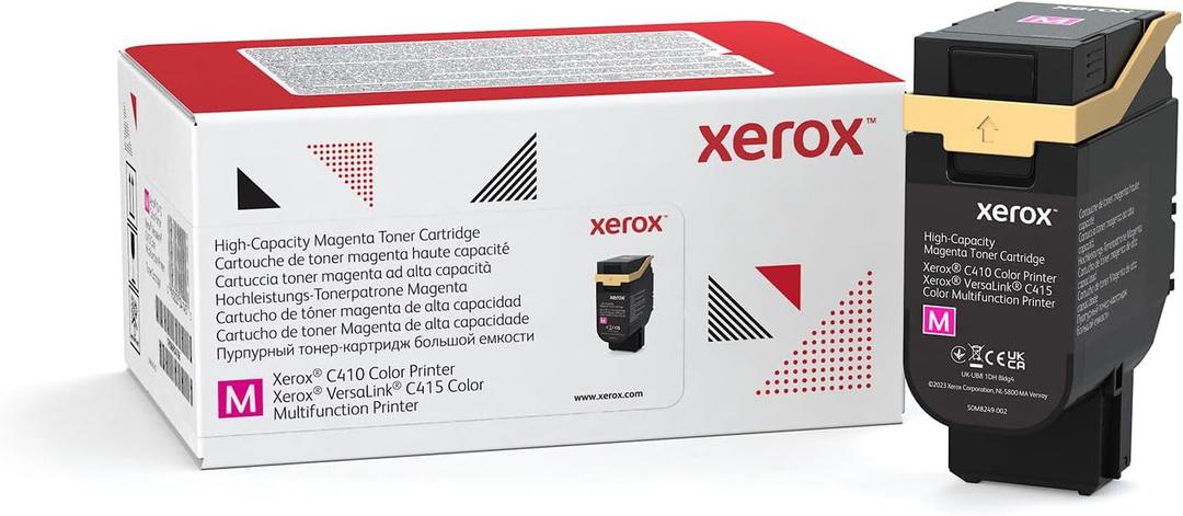 Xerox Genuine C410 Magenta Hight Capacity Toner Cartridge (7000 Pages) -006R04687
