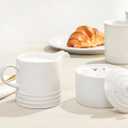 Le Creuset Stoneware Vancouver Mug, 14 oz., White