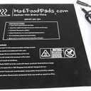 12"x12" Large Food Delivery Heated Pad for Bag Car 12v. DC Pizza Warmer for Belleford, Herculean, Homevative, BlueVoy, Kibaga, NZ Home, Rubbermaid fits 23"x14"x15" (Silicone w/Thermostat, 12x12)