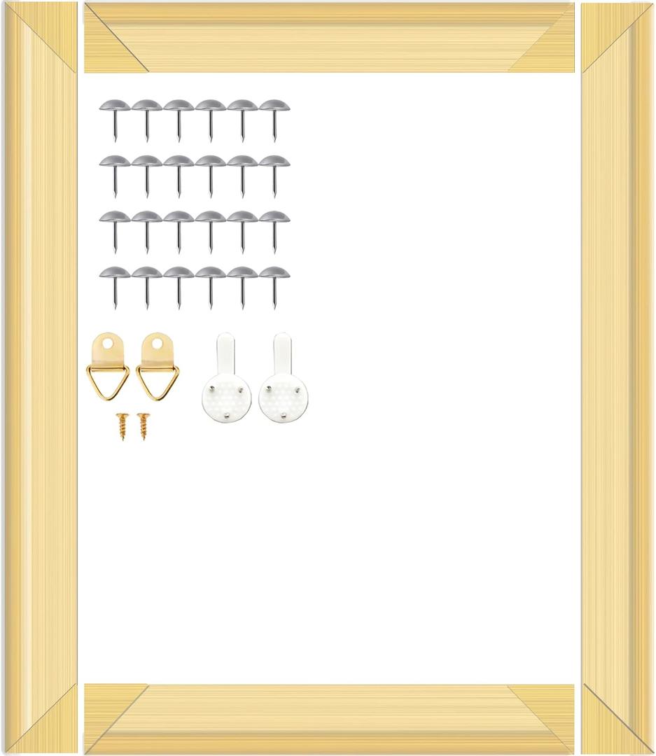 ECOIOU DIY Canvas Stretcher Bars 16x24 Inch Canvas Frame, Sturdy Stretcher Frames for Oil Paintings, Prints, Paint by Numbers & Posters(Need Extra Size to wrap Around The Frame)