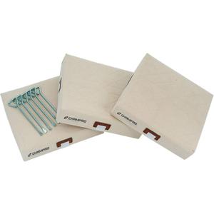 Champro Canvas Quilted Bases for Baseball/Softball, Set of 3, 14" x 2"