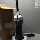 Amazon Basics Upright Bagless Vacuum Cleaner for Carpet and Hard Floors, Washable Filter, Crevice and Upholstery Tools, Detachable Handle, Lightweight, 1.7L Dust Cup, 25ft Cord, Black/White