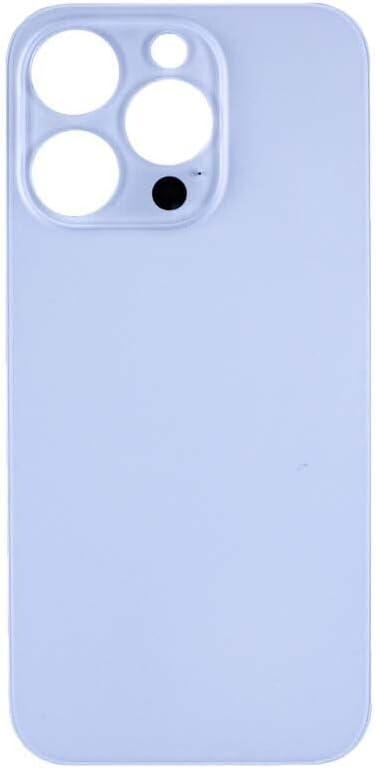 Replacement for fits Back Glass Big Hole for Apple iPhone 14 Pro Silver Replacement Phone Repair Part