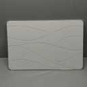 Stone Bath Mat Diatomaceous Earth Shower Mat Non-Slip Super Absorbent Diatomite Stone Bath Mats for Bathroom Floor Quick Drying Natural Easy to Clean, 23.6''15.4" White 