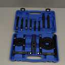 KOOPOOL Bearing Puller and Splitter Kit, Separator and Puller Set, Pinion Bearing Puller and Wheel Removal Tool, 5 Ton Capacity Bearing Separator with 2’’ and 3’’ Bearing Separator Jaws, 14Pcs (Blue)