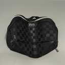 BOYATU Travel Makeup Bag Organizer Cosmetic Bag: 3 Pcs Set Make up Bags for Women with Handle - Waterproof Vegan Leather Toiletry Bags Travel Essentials Pouch with Compartments (01-Black)