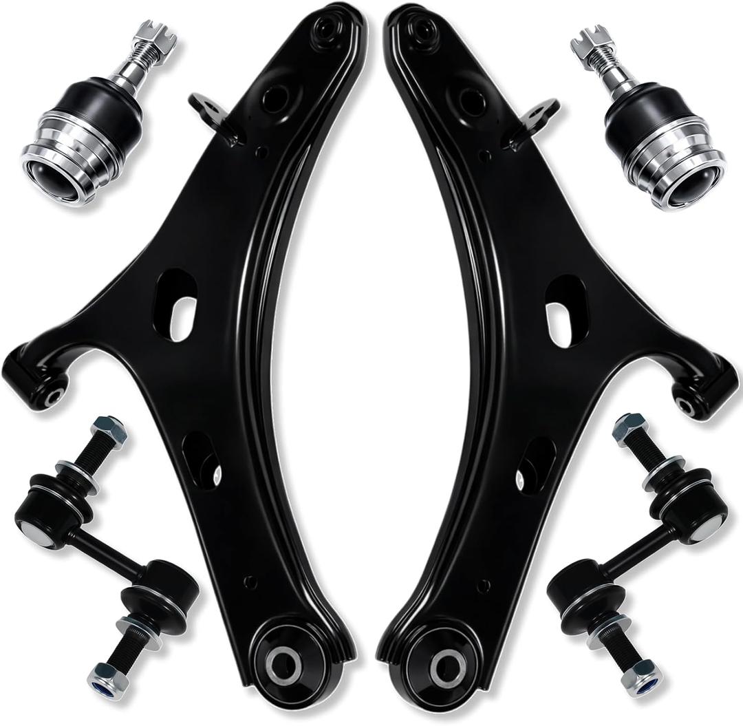 4PCS Front Lower Control Arm Sway Bar End Links Compatible with Subaru Forester 2014 2015 2016 2017 2018 K622856 20202SG000 K622857 20202SG010 K750084