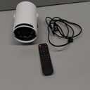 Mini Projector, HY300 PRO Portable Projector, Support 4K 1080P with Dual-Band WIFI6 5G Wireless 5.2 Bluetooth Android 13, 180 Rotatable, Auto Keystone Correction, 35"-130" Screen Video Projector