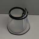 Sponge Core Dog Cone, Inflatable Dog Cone Collar Alternative, Dogs Donut Collar After Surgery, Soft Cone for Large Medium Small Dogs to Stop Licking, No Inflation Required, Clear View(Size 7, Gray) (Size 7(Neck: 18.0"- 20.0"))