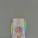 Press on Nails Square - French Ombre Pink Fake Nails Short Acrylic Full Cover Glue on Nails in 12 Sizes - 24 Piece Nail KitNatural Fit for Women & Girls Daily Wear