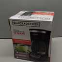 BLACK+DECKER 12-Cup Digital Coffee Maker, Programmable, Washable Basket Filter, Sneak-A-Cup, Auto Brew, Water Window, Keep Hot Plate, Black