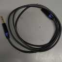 Tisino 1/4 inch TRS Cable, Quarter inch 1/4 TRS to TRS Balanced Stereo Audio Cable Male to Male Pro Interconnect Cable, Nylon Braid - 6 FT