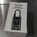 Tire Inflator Portable Air Compressor, Electric Bike Pump with Digital Pressure Gauge, 150 PSI Cordless Air Pump for Car Tires, Motorcycle, Bicycle, Ball with Auto Shutoff, LED Light (Small)