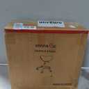 Adjustable Heavy Duty Rolling Stool, Saddle Stool with Wheels, No Back