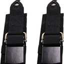MEILI Heavy Duty Boat Trailer Transom Strap (2PK) - 2 inch x 48 inch Adjustable Marine Boat Tie Down Straps to Trailer (Shipped from USA) with Quick Release Buckle1200 LBS Capacity Securely