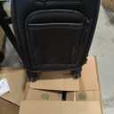 Samsonite Pro Travel Softside Expandable Luggage with Spinner Wheels, Black, Carry-On 21-Inch