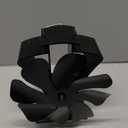 Tomersun Wood Stove Fan Heat Powered Stove Fan, Fireplace Fan for Wood Burning Stove/Pellet/Fireplace, with Thermometer (8 Blades)