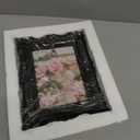 PHAREGE 5x7 Vintage Picture Frame Black, 5 by 7 Ornate Antique Picture Frame for Wedding, Retro Photo Frame Displays Horizontally or Vertically On Tabletop