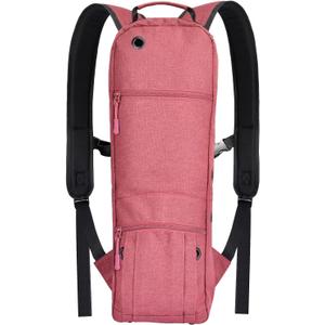 iGuerburn Oxygen Tank Backpack Size D, Portable Oxygen Backpack for D/M15 JD/M22 Cylinder Bag O2 Tank Carrier Holder for Travel (Red)