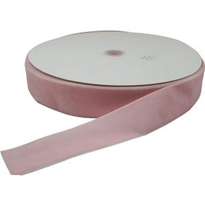 10 Yards Velvet Ribbon Spool(Pink, 1 1/2")