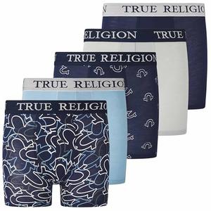 True Religion Boys Underwear 5 Pack Boxer Briefs for Boys 6-18 Durable Stretch Breathable Moisture Wicking, Size L