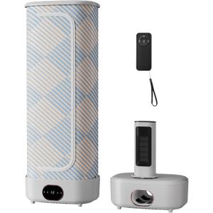 Portable Automatic Ironing Machine, 1000W Wireless Vertical Steam Iron with Remote, Foldable Clothes Drying Rack & Hanging Garment Steamer for Clothes and Fabric (Rose Metal)