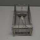 Humane Rat Trap - Catch & Release Chipmunks,Squirrels,Rats & Mice Live Mouse Trap for Indoor & Outdoor Use No-Kill Rodent Trap for Home, Yard, Garage Reusable Metal Cage 10.5"x5.5"x4.5"(1Pack)