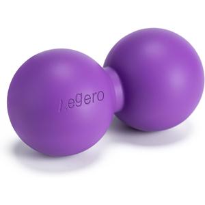 Aegero Peanut Massage Ball-Double Lacrosse Massage Ball, Mobility Ball for Myofascial Release,Yoga Therapy,Trigger Point Therapy,Muscle Knots and Acupoint Massage (Purple Firm Ball)