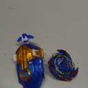 Konikiwa Bey Battling String Launcher, B-193 Ultimate Valkyrie Battle Top Burst Set, Left and Right Spin DB Launcher Compatible with All Bey Burst Series - Blue