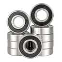 6203-2RS Double Rubber Seal Bearings 17x40x12mm, ABEC-5 Z3V3 High Speed Pre-Lubricated Deep Groove Ball Bearings,C3 Clearance(Pack of 10Pcs)