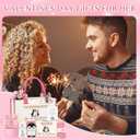 Anniversary Birthday Gifts for Women Wife Girlfriend, Penguin I Love You Romantic Gifts for Her Basket Set of 7