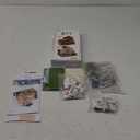 DIY Miniature House Kit, Mini House Kit for Beginners, DIY Dollhouse Kit for Adults to Build, Model Building Craft Diorama Kit, Ideal Gifts for Birthday, Christmas(Blue Mansion)