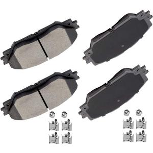 cciyu D1210 Front Ceramic Brake Pads Kits 4pcs fit For 10-12 For Lexus HS250h,09-10 For Pontiac Vibe,08-15 For Scion xB,08-14 For Scion xD,For Toyota Corolla,Matrix,Prius V,For RAV4
