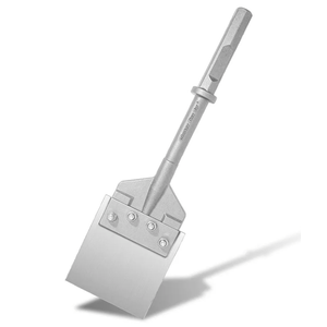 MonkeyKingBar-Hex/Notch 1-1/8" Floor Scraper-21" x 6"Heavy Duty Chisel-Adhesive Removal, Thinset, & Tile Demolition