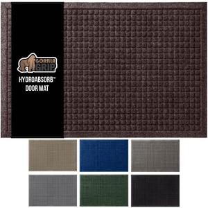 GORILLA GRIP Front Door Mat, 35x23, Indoor Outdoor Ultra Absorbent HydroAbsorb Doormat, Absorbs Up to 5.7 Cups of Water, Stain and Fade Resistant, Rubber Backing Doormats, Captures Dirt, Coffee GORILLA GRIP Front Door Mat, 35x23, Indoor Outdoor Ultra Absorbent HydroAbsorb Doormat, Absorbs Up to 5.7 Cups of Water, Stain and Fade Resistant, Rubber Backing Doormats, Captures Dirt, Coffee
