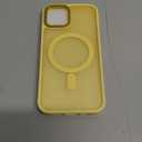 BENTOBEN Magnetic for iPhone 12 Case/iPhone 12 Pro Case [Compatible with Magsafe] Translucent Matte Phone Case Slim Thin Shockproof Women Men Girl Protective Cover, Yellow