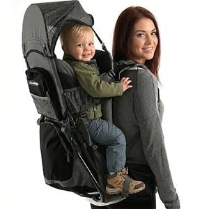 Hiking Baby Carrier Backpack - Toddler & Child Carrier
Includes diaper change pad, insulated pocket, and sun & rain hood to keep your child comfortable on the trail. Up to 40 lbs.
