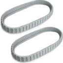 Calvana (2 Pack) Replacement Gray Tracks for Maytronics Dolphin Robotic Pool Cleaners with Part Number 9983152-R2 Dolphin Parts